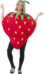 Strawberry Adults Fancy Dress Food Fruit Novelty Mens Ladies Costume Outfit