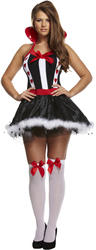 Sexy Queen of Hearts Ladies Fancy Dress Fairytale Book Character Costume Outfit