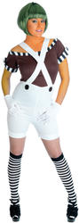 Oompa Loompa Ladies Fancy Dress Chocolate Factory Worker Adults Book Day Costume