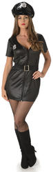 Risky Cop Ladies Fancy Dress Sexy Police Officer Uniform Adults Womens Costume