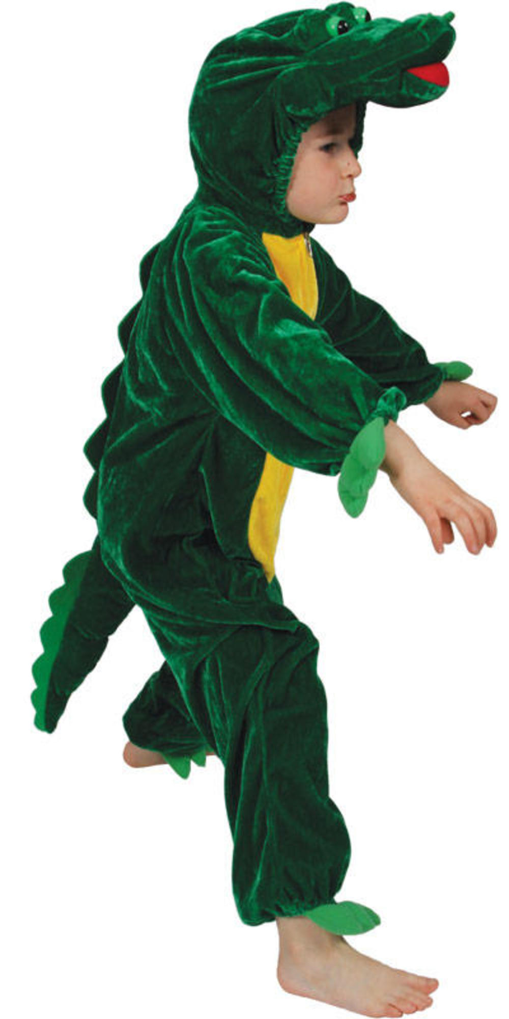 Crocodile All in One Book Day Enormous Zoo Childs Boys Fancy Dress Costume 