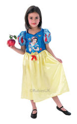 Snow White Girls Fancy Dress Princess Fairytale Story Book Kids Child Costume