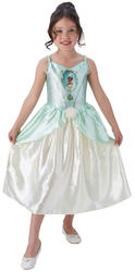 Fairy Tale Tiana Girls Fancy Dress Disney Princess Frog Kids Book Day Costume