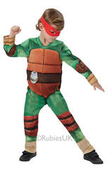 Deluxe Teenage Mutant Ninja Turtle Boys Fancy Dresss TMNT Superhero Kids Costume