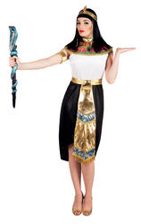 Cleopatra Ladies Fancy Dress Ancient Egpytian Goddess Adults Book Day Costume