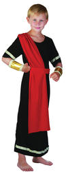 Julius Caesar Boys Fancy Dress Anicent Greek Grecian Roman Toga Kids Costume