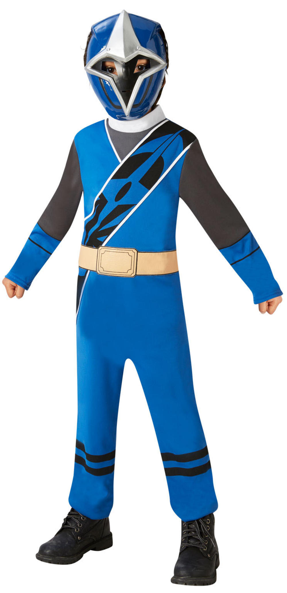 Boys' Fancy Dress Child POWER RANGER Ninja Steel Blue Red Superhero ...