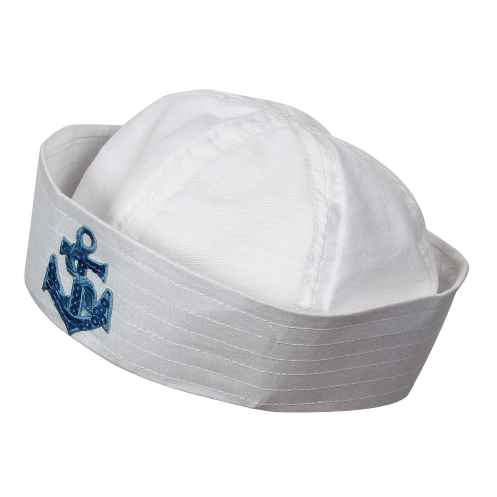 Sailor Doughboy Adults Hat Fancy Dress Navy Mens Ladies Costume ...