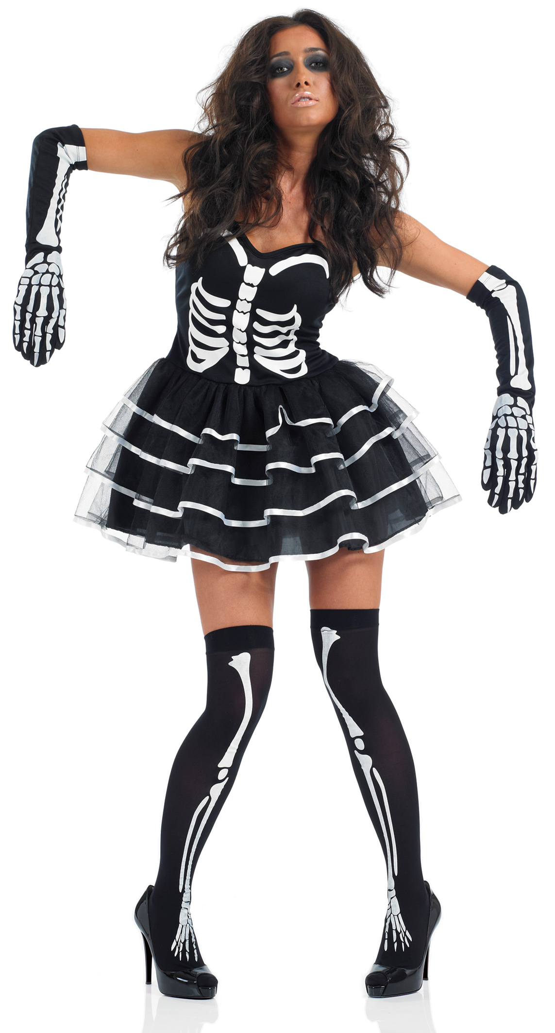 ladies skeleton dress