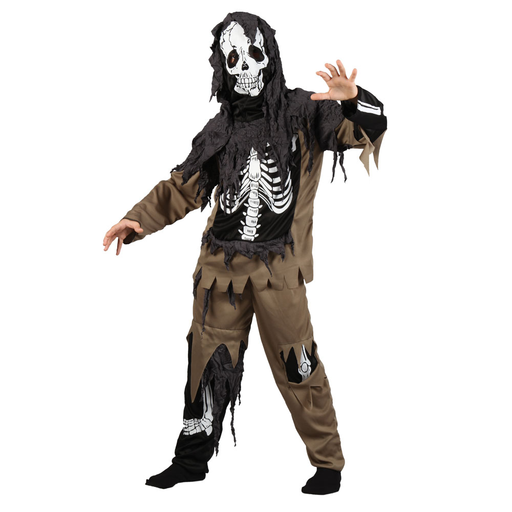 Kids? Rotten Skeleton Zombie Fancy Dress Costume All Halloween Mega
