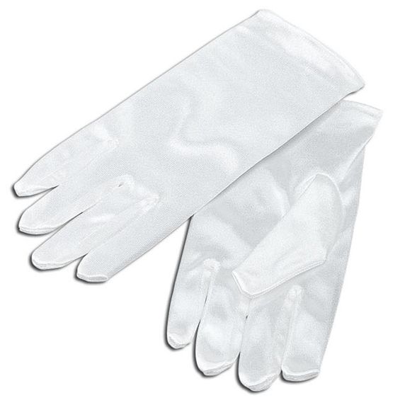 Kids White Gloves Magician Mario Santa Fancy Dress Boys Girls Costume ...