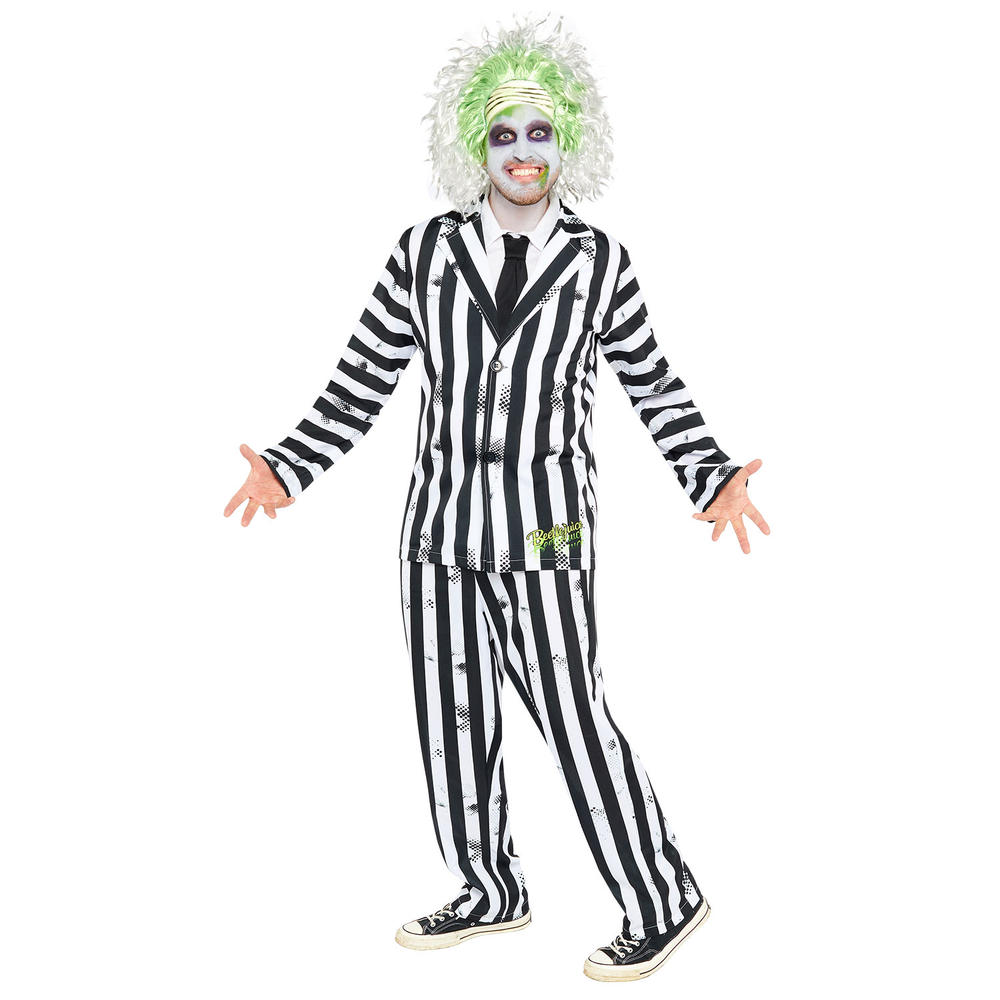Mens Beetlejuice All Men's Halloween Costumes Mega Fancy Dress
