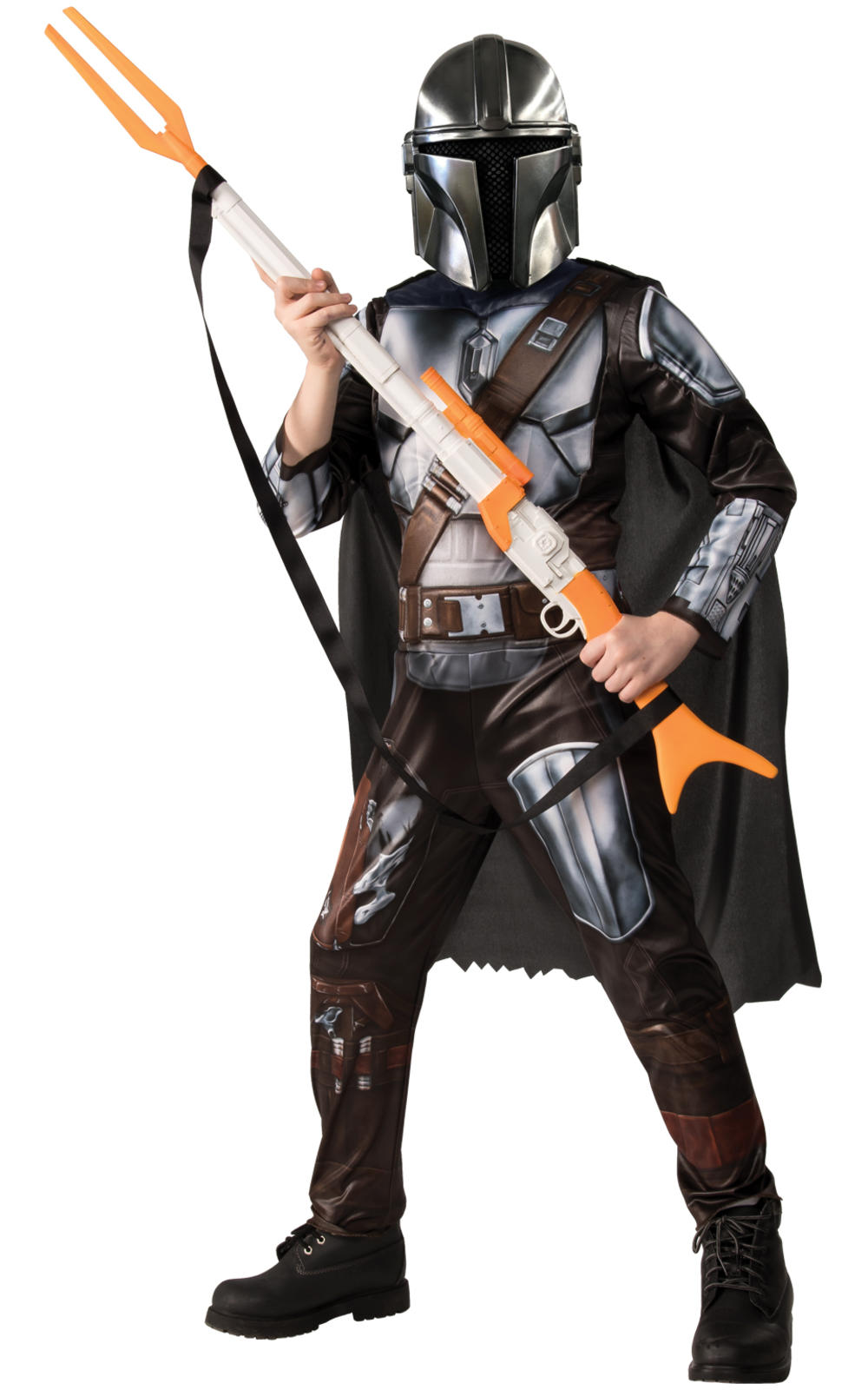 Kids Deluxe Mandalorian Costume Boys Fancy Dress Costumes Mega