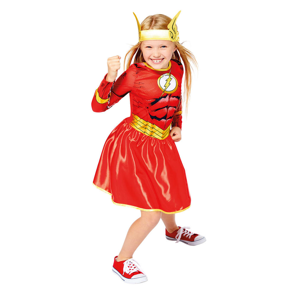 Girls The Flash Sustainable Costume TV, Book and Film Costumes Mega Fancy Dress