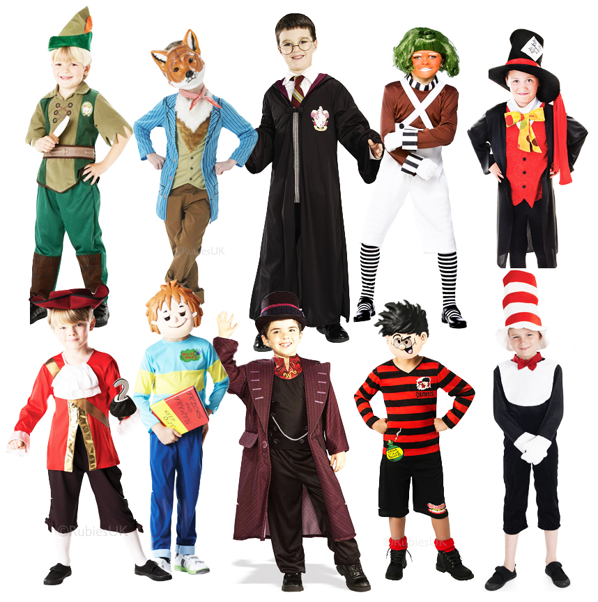 Boys Story Book Week Characters Fancy Dress World Book Day Kids Childs Costumes eBay