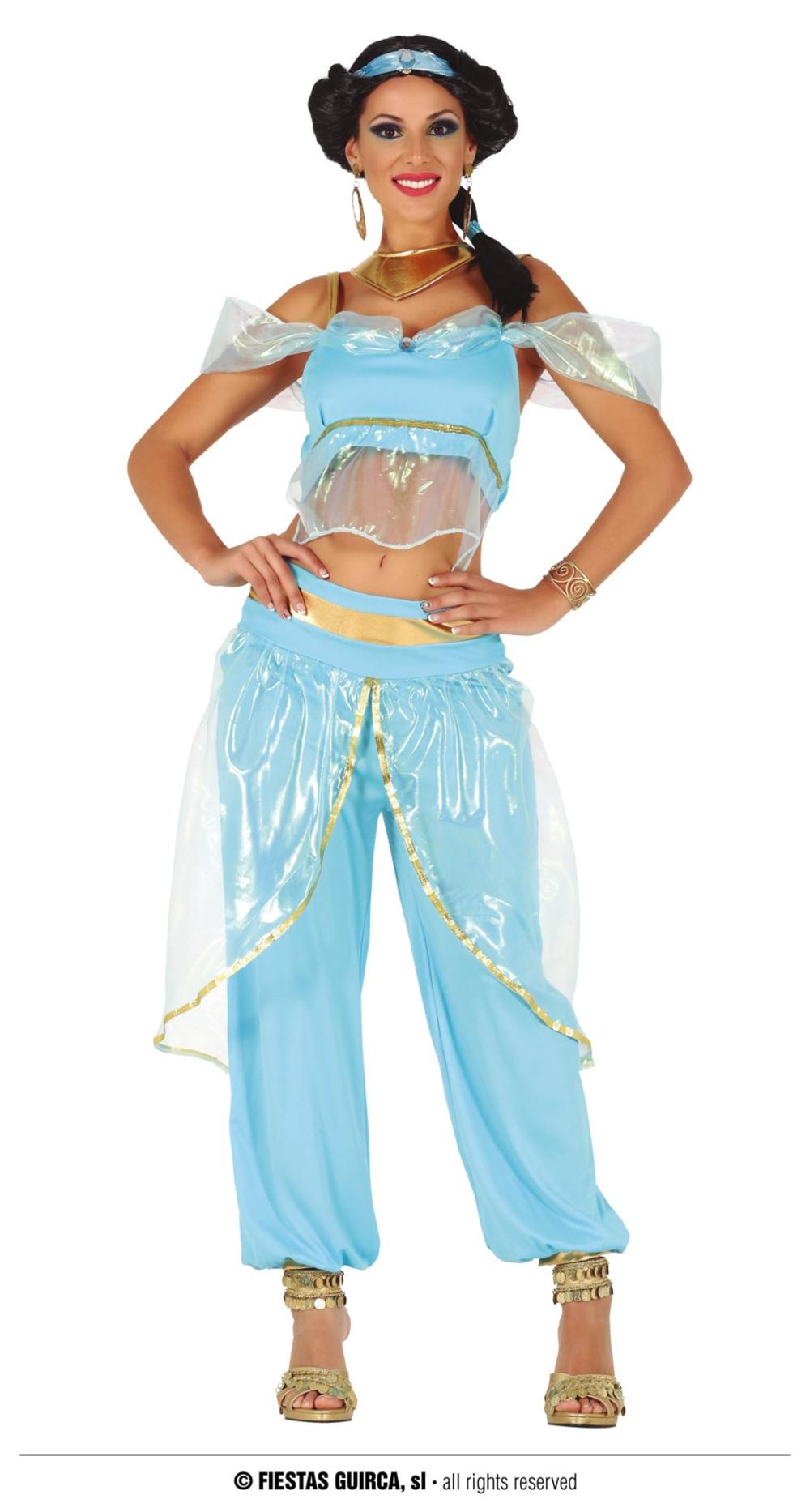 Ladies Princess Jasmine Fancy Dress Costume | Letter 