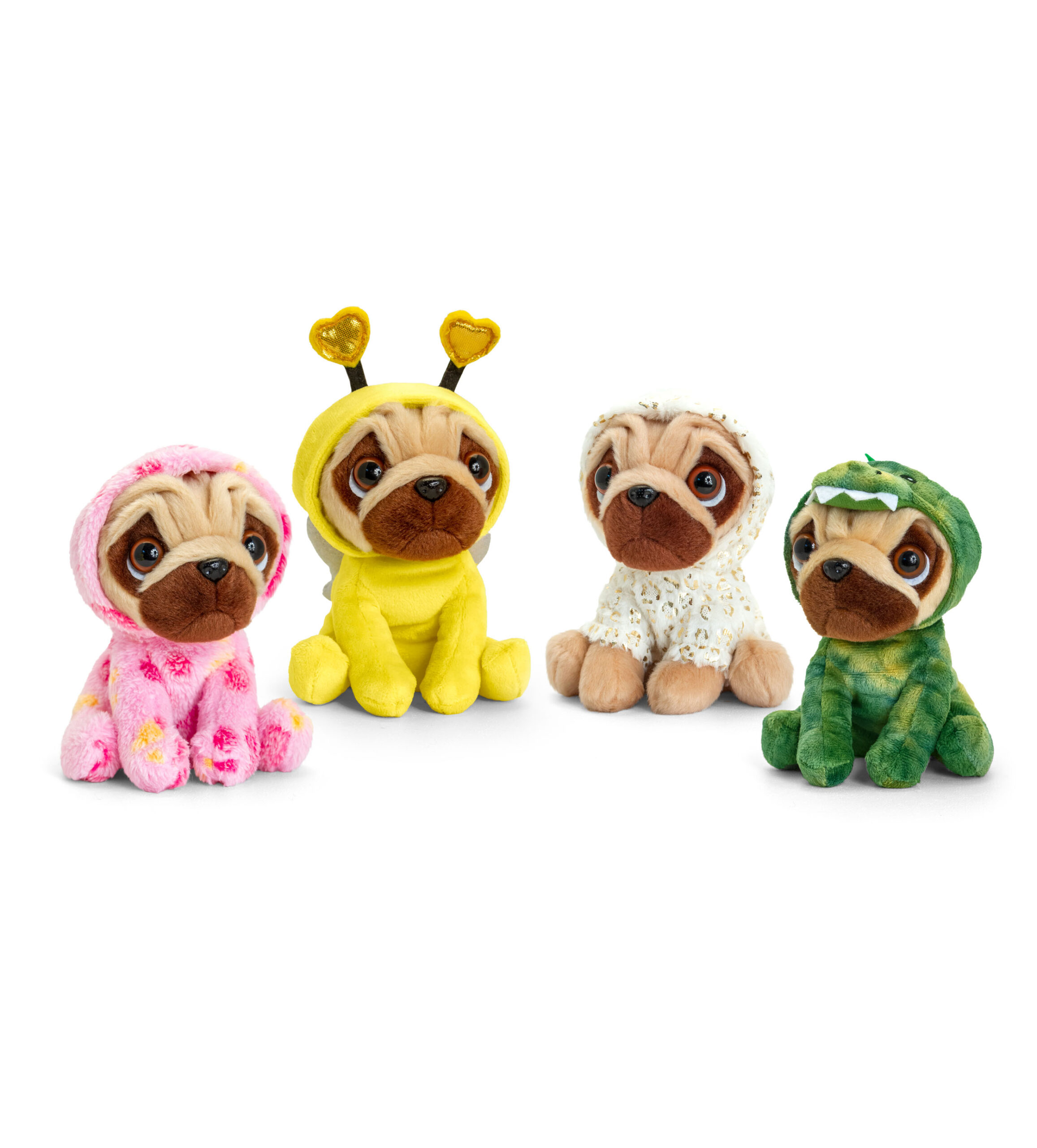 Keel Toys Pugsley 14cm - Peluche Carlino San Valentino Con Cuori