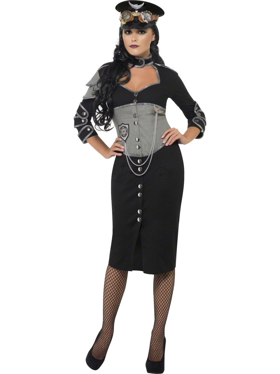 sentinel steam punk military ladies fancy dress halloween army uniform womens costume - Halloween Punk Costume sentinel steam punk military ladies fancy dress halloween army uniform womens costume - Halloween Punk Costume