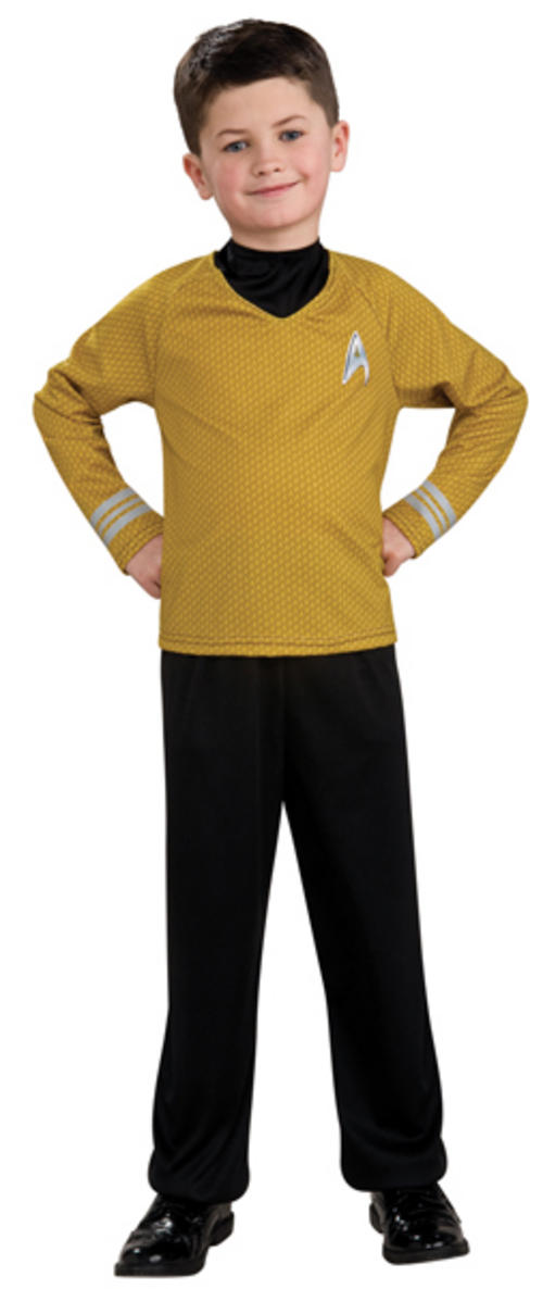 Boys Captain Kirk Costume Star Trek Fancy Dress Outfit