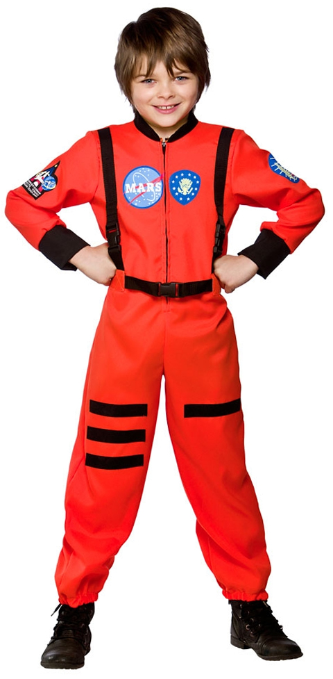 Astronaut Jumpsuit Boys Fancy Dress Space Uniform Kids Childs Costume Outfit