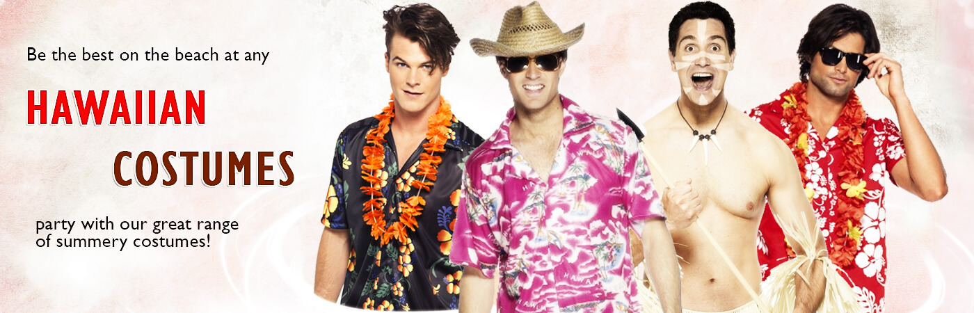 Mens Hawaiian Fancy Dress Costumes | Mega Fancy Dress