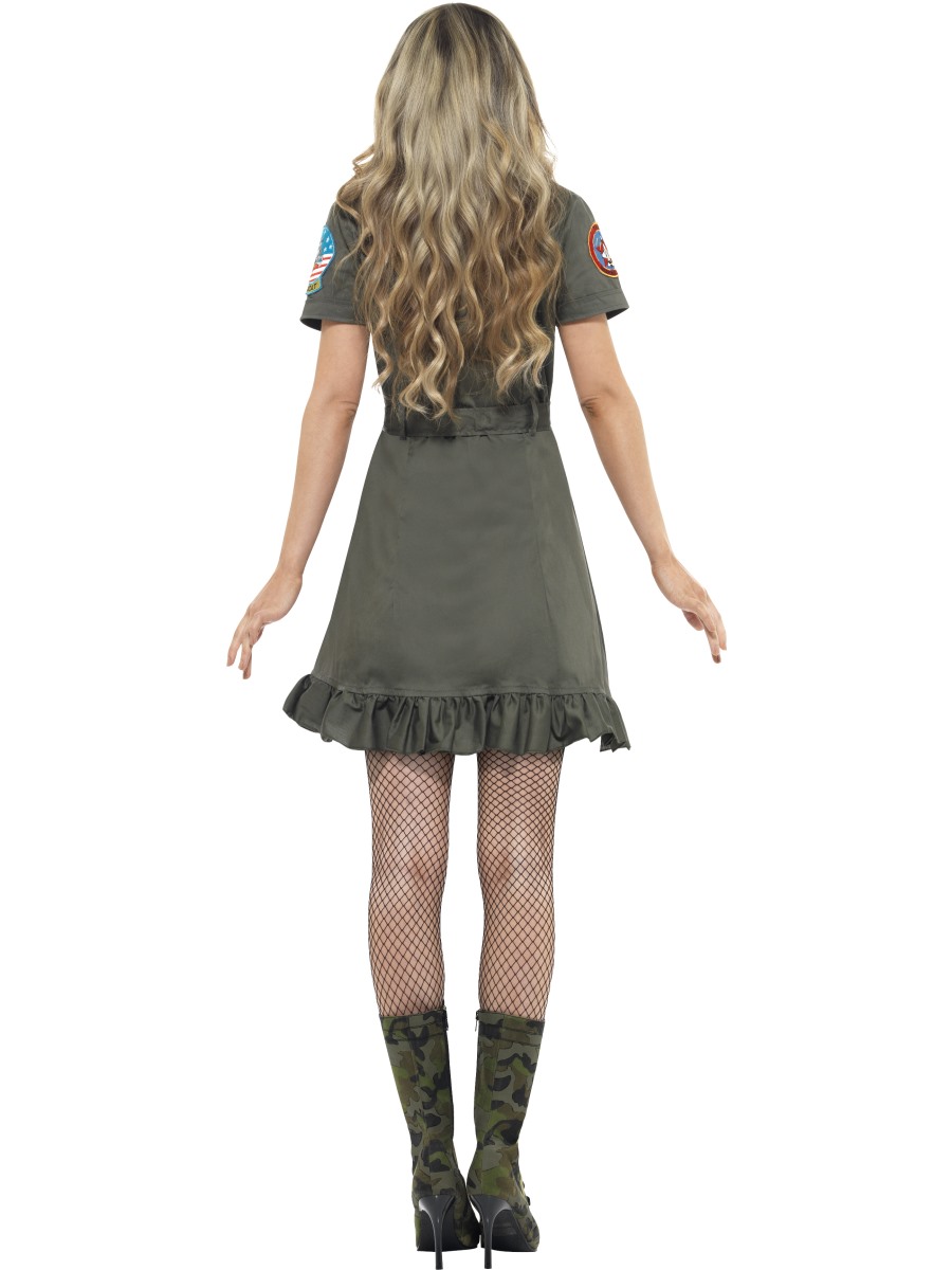 Top Gun Pilot Dress Ladies Army