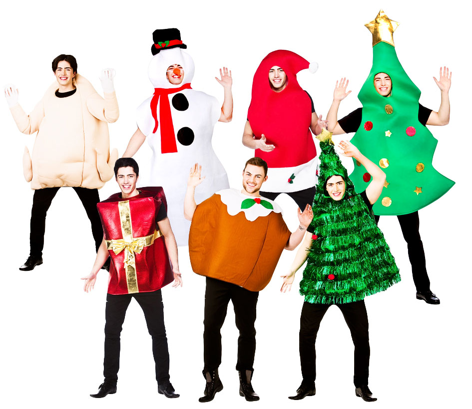 Christmas Adult Fancy Dress Xmas Festive Jolly Season Mens Ladies ...