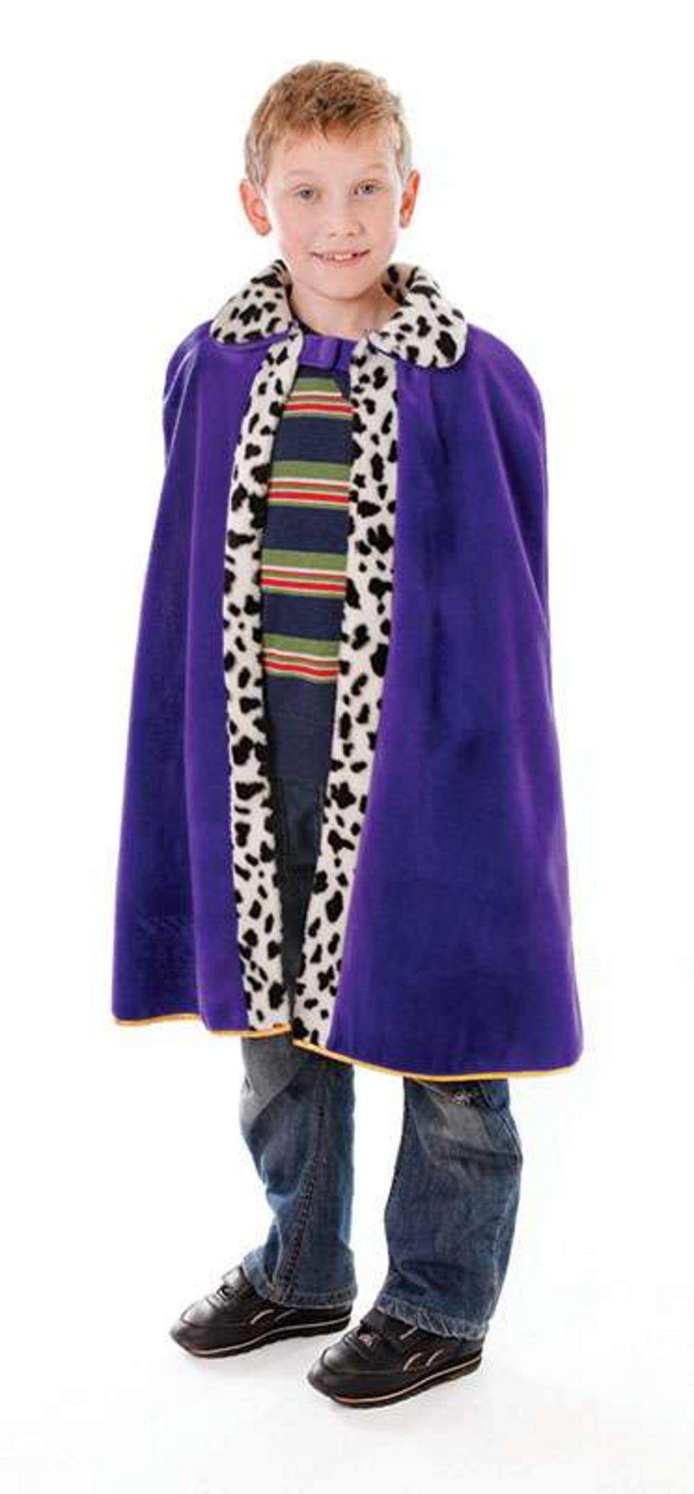 Kings Purple Cape Christmas Accessories Mega Fancy Dress