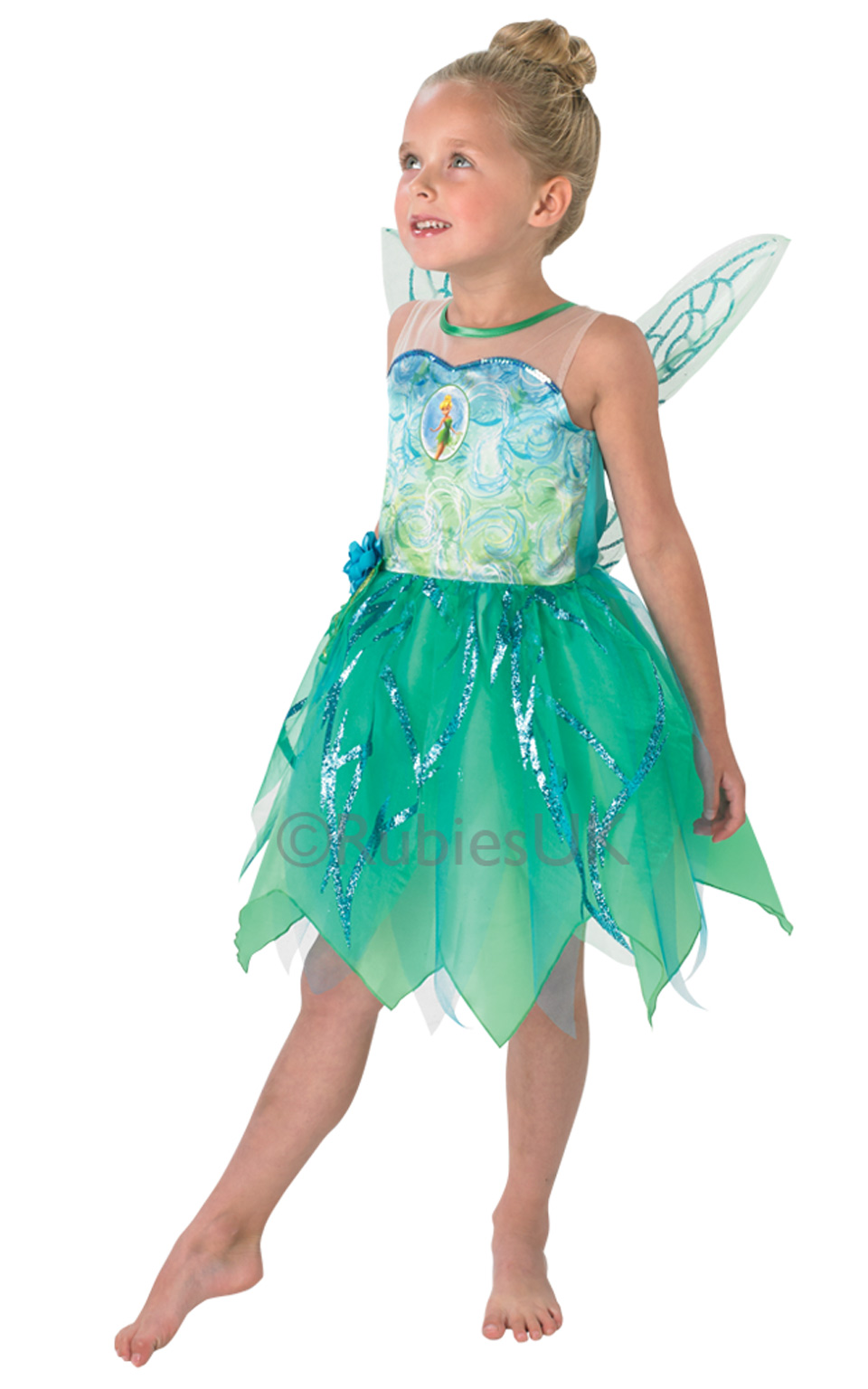 Tinkerbell Girls Fancy Dress Pixie Fairytale Peter Pan Book Kids ...