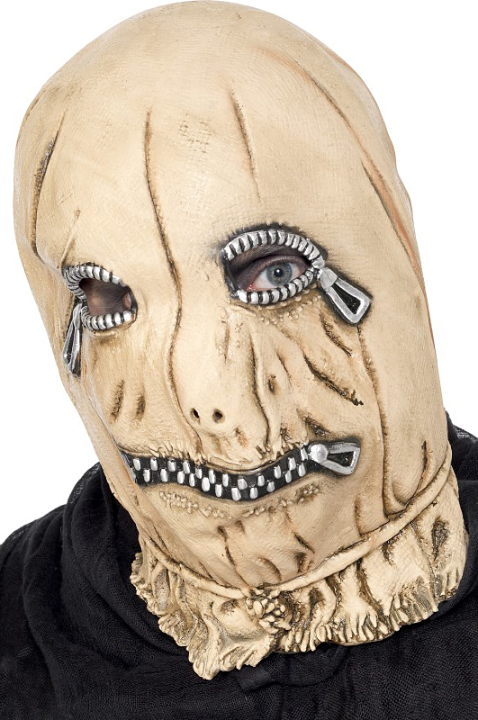 scary, zip, mask, mens, halloween, fancy, dress, adults, horror, costume, a...