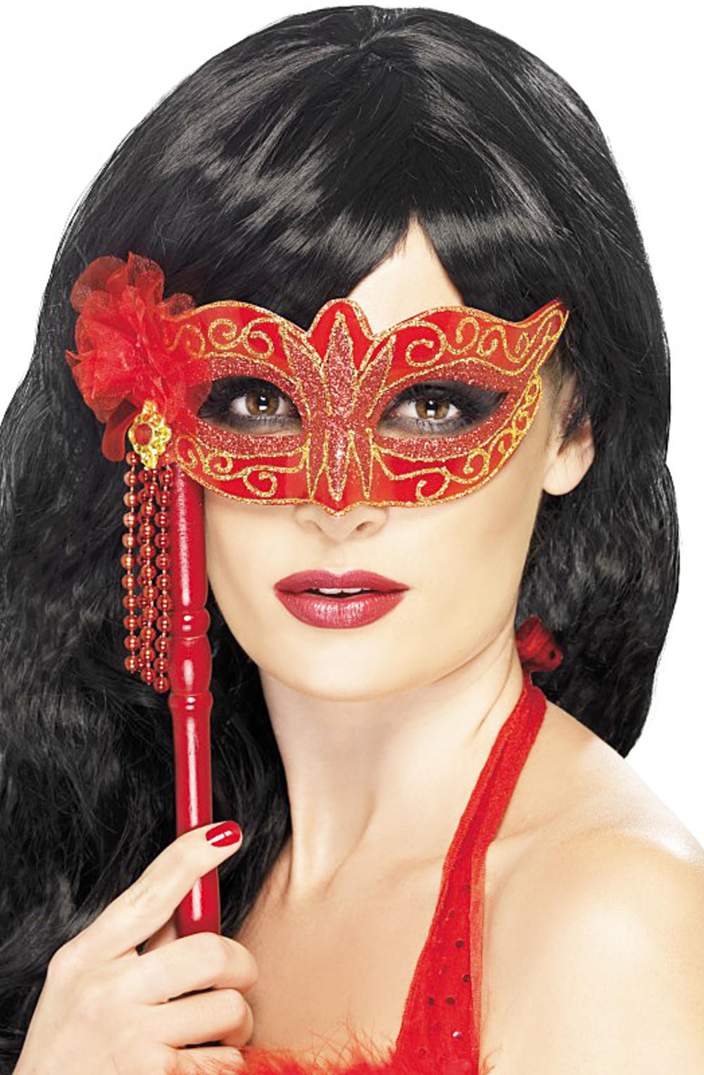 Devilish Masquerade Eye Mask Halloween Accessories Mega Fancy Dress