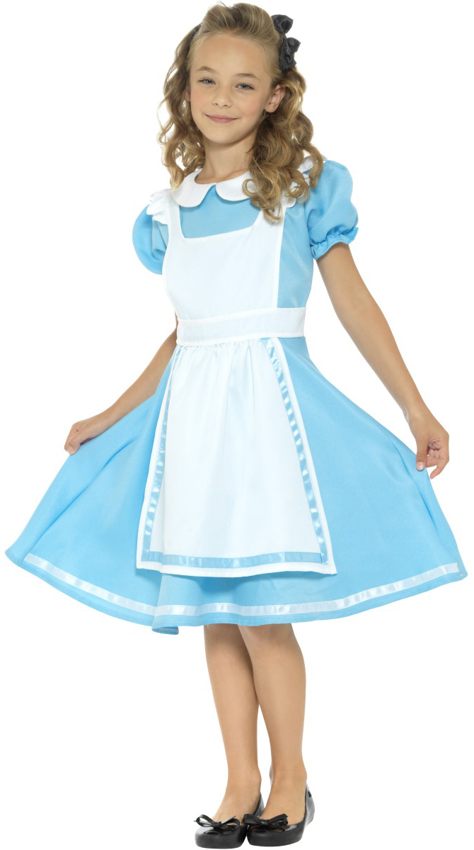 Alice in Wonderland Girls Fancy Dress Storybook Fairytale Kids