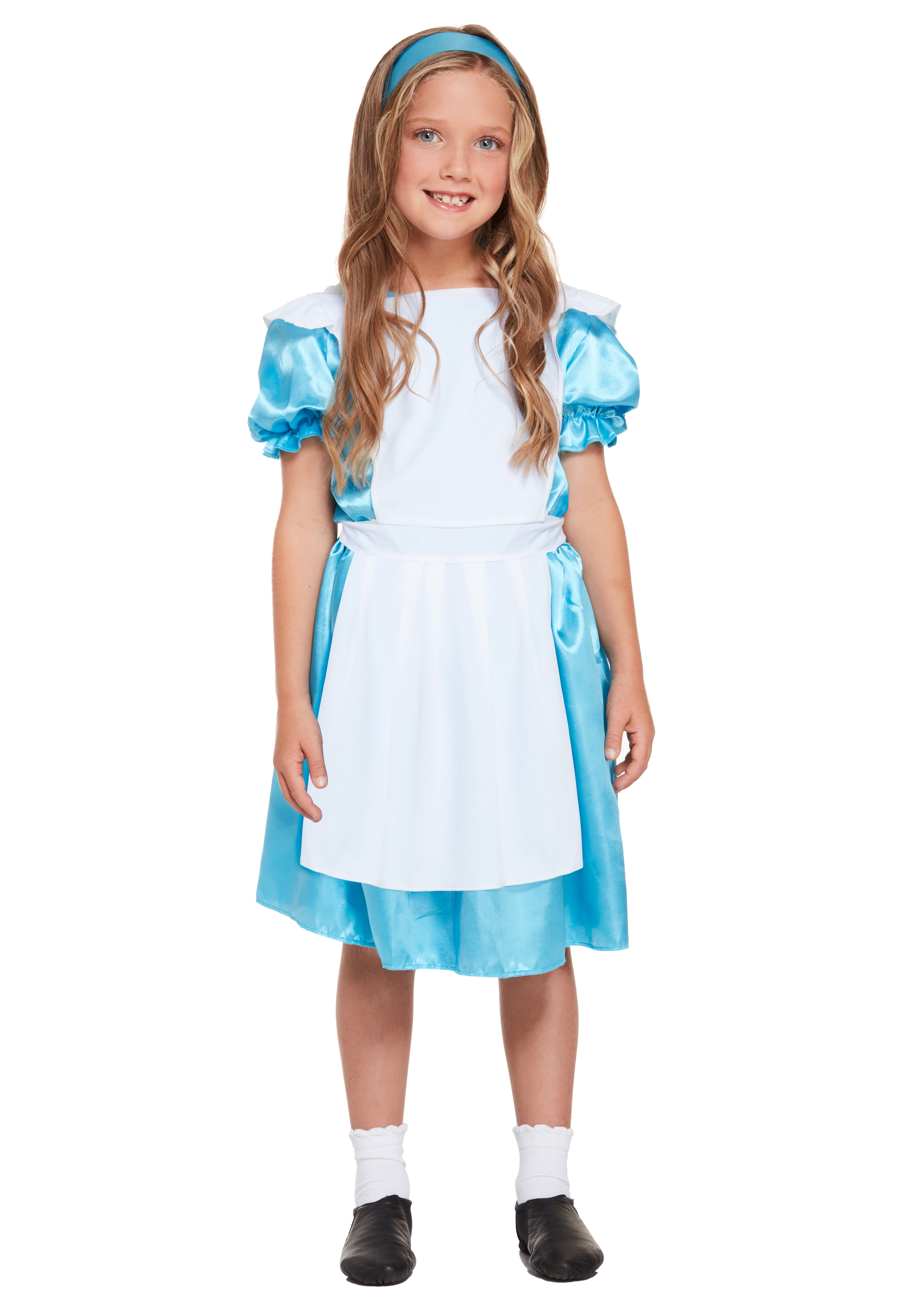 Alice In Wonderland Girls Fancy Dress Storybook Fairytale Kids 