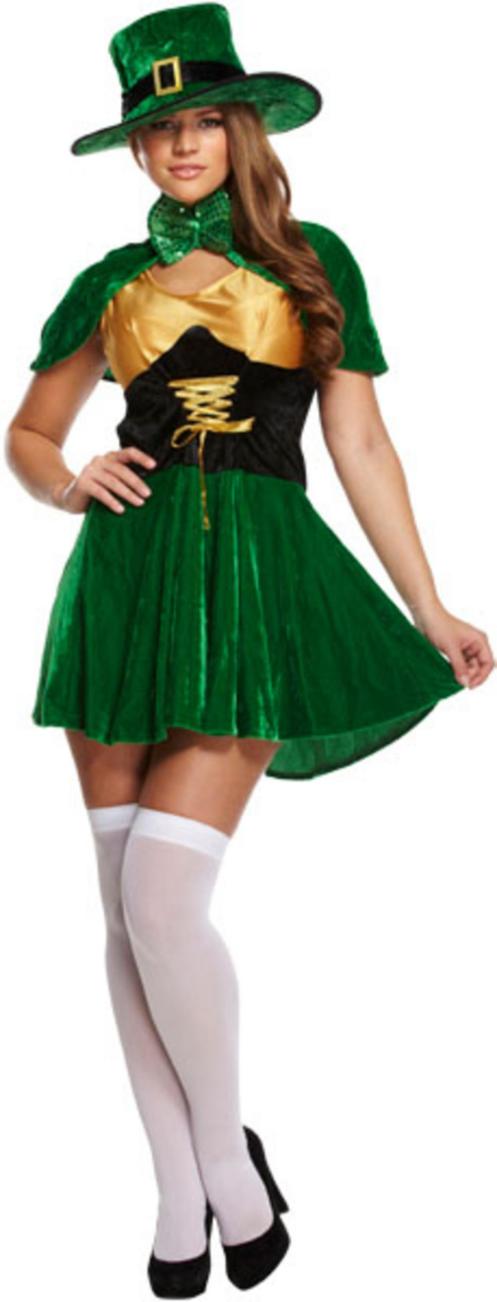 Sexy Leprechaun St Patricks Day Costume All Ladies Costumes Mega Fancy Dress 4377