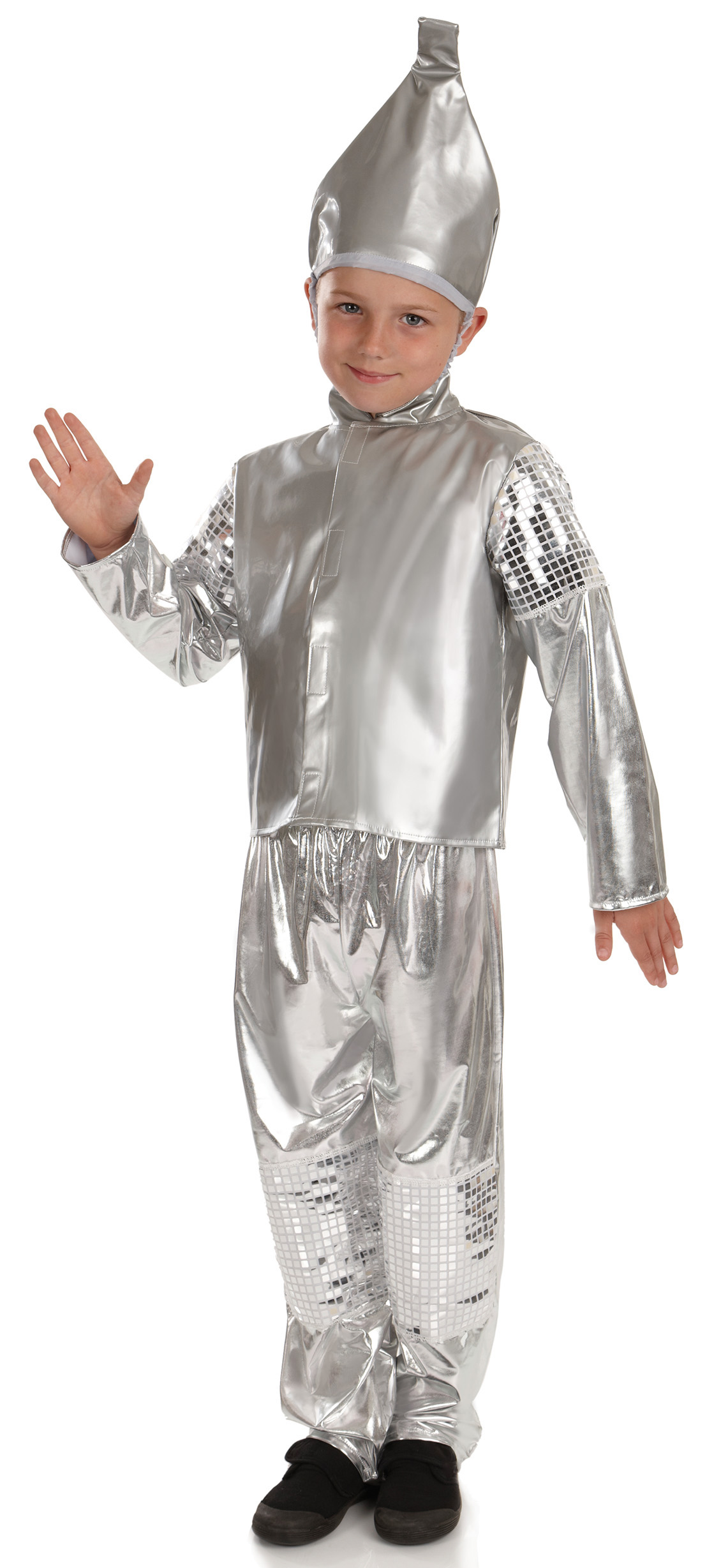 Wizard of Oz Tin Man Boys Fancy Dress Fairytale World Book Day Childs Costume