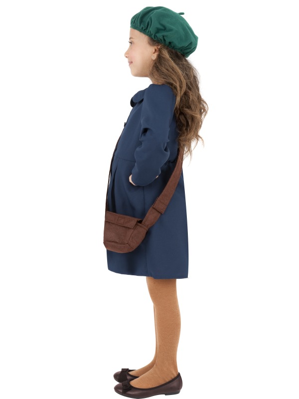 World War II Evacuee Girl Costume Kids Historic Book Day World War II Evacuee Girl Costume Kids Historic Book Day