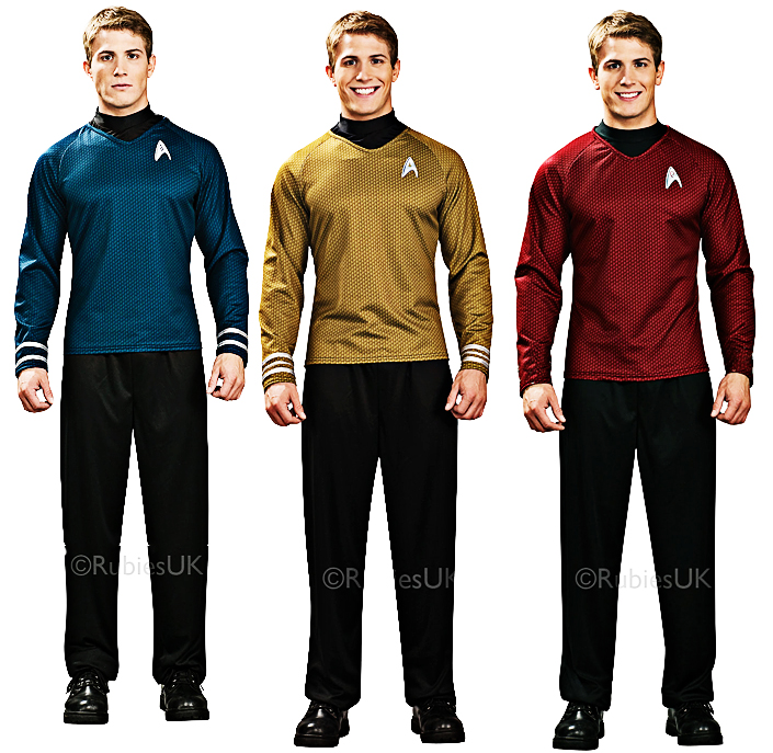 Captain Kirk Star Trek Gold Shirt Costume - fancydress.com