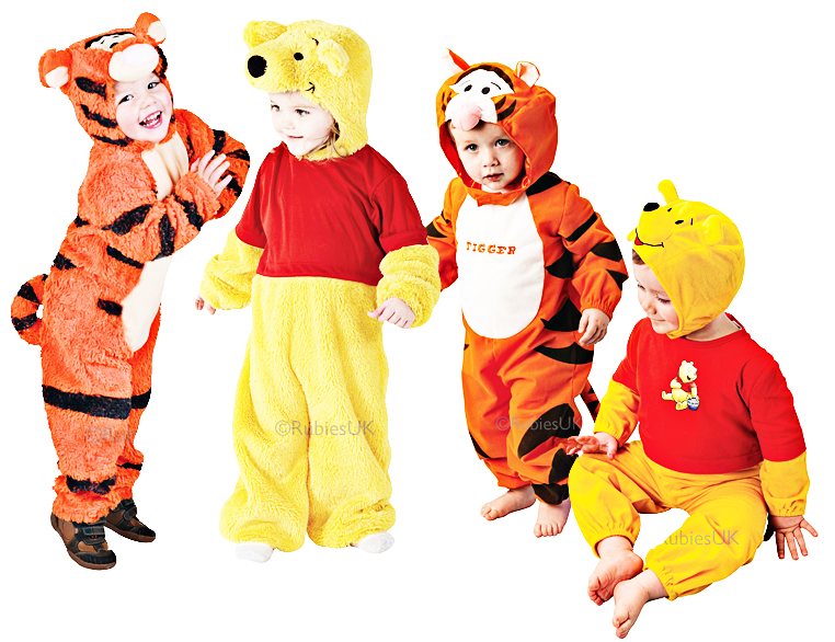 Disney Winnie The Pooh Toddler Fancy Dress Book Week Animal Boys Girls ...