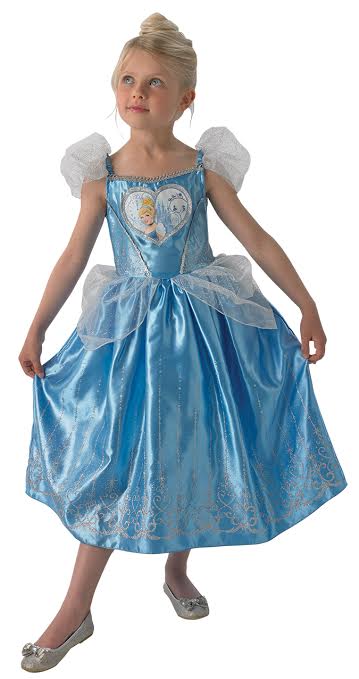 Loveheart Cinderella Costume | Girl's World Book Day Fancy Dress Costumes |  Mega Fancy Dress