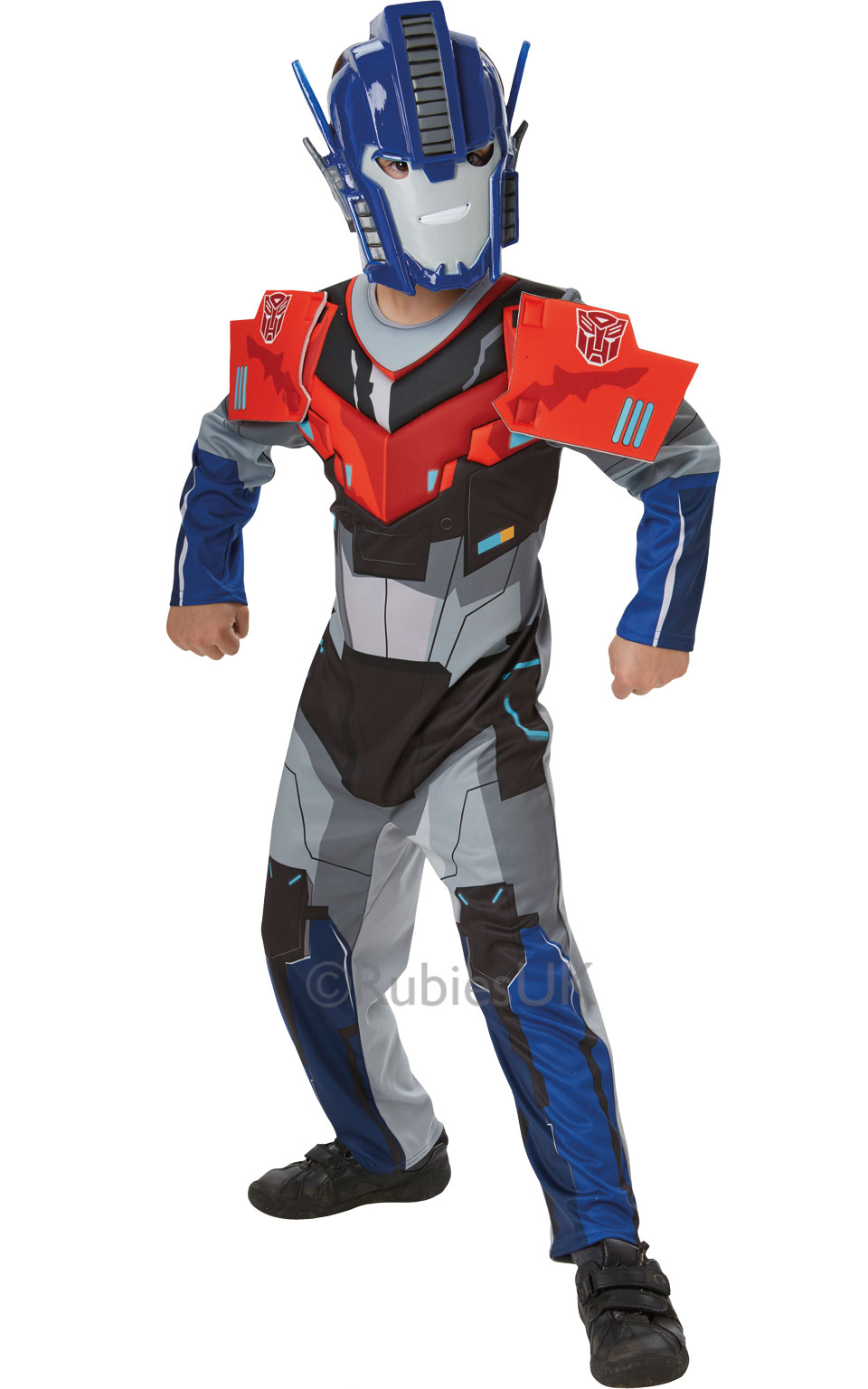 Transformers Optimus Prime Deluxe Boys Fancy Dress Superhero Childs ...