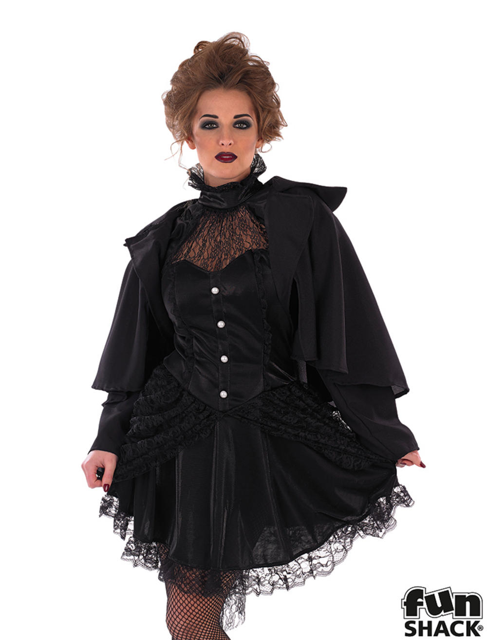 Victorian Black Widow Costume | All Ladies Halloween Costumes | Mega Fancy  Dress