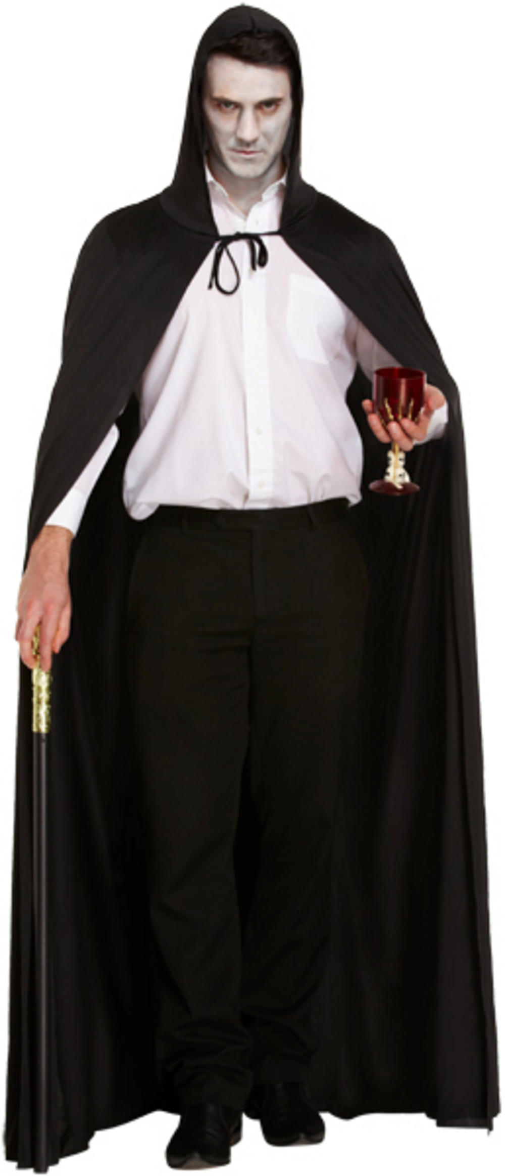 Black Long Cape Adults Costume Letter "C" Costume Ideas Mega Fancy Dress