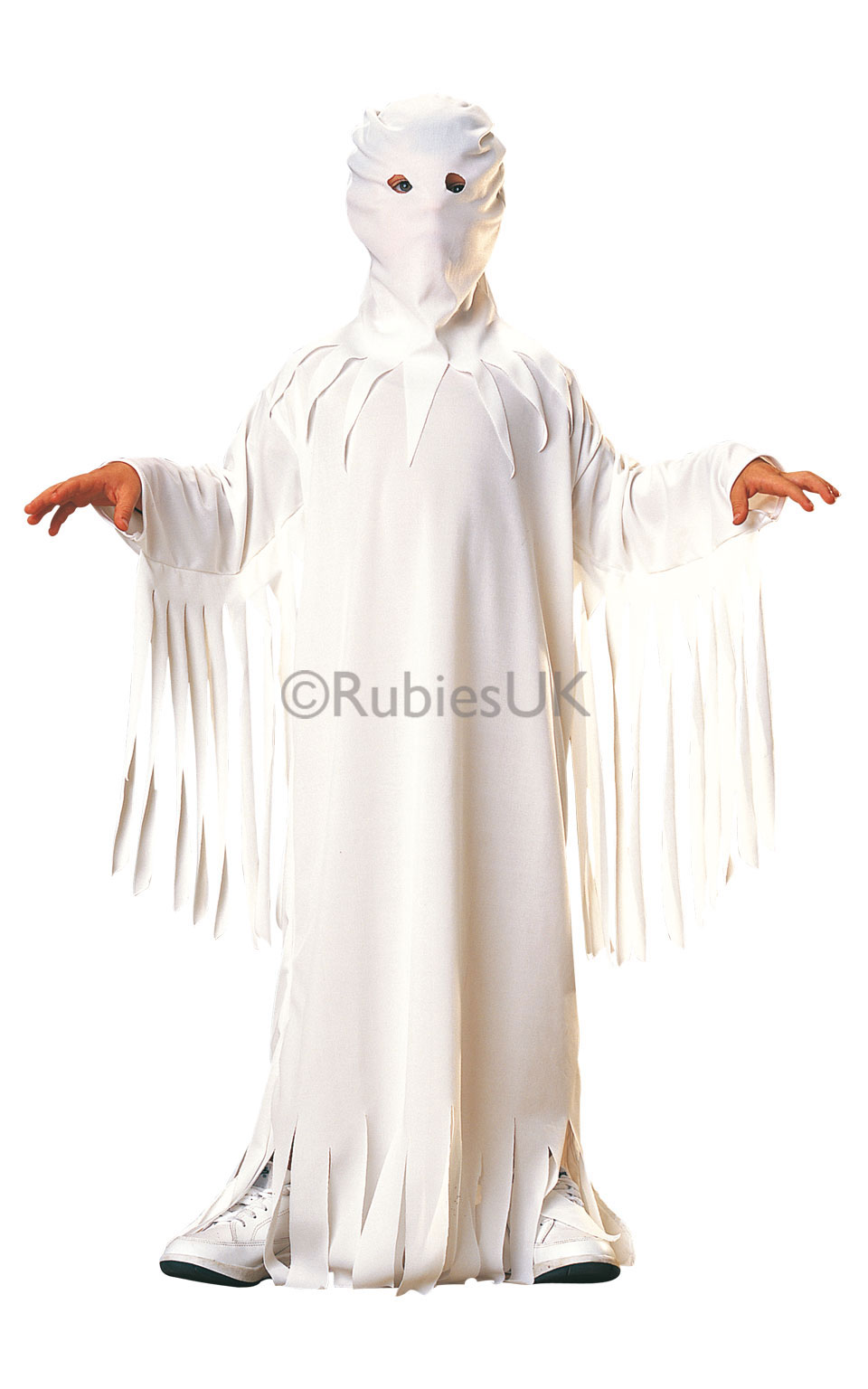 ghost in white gown