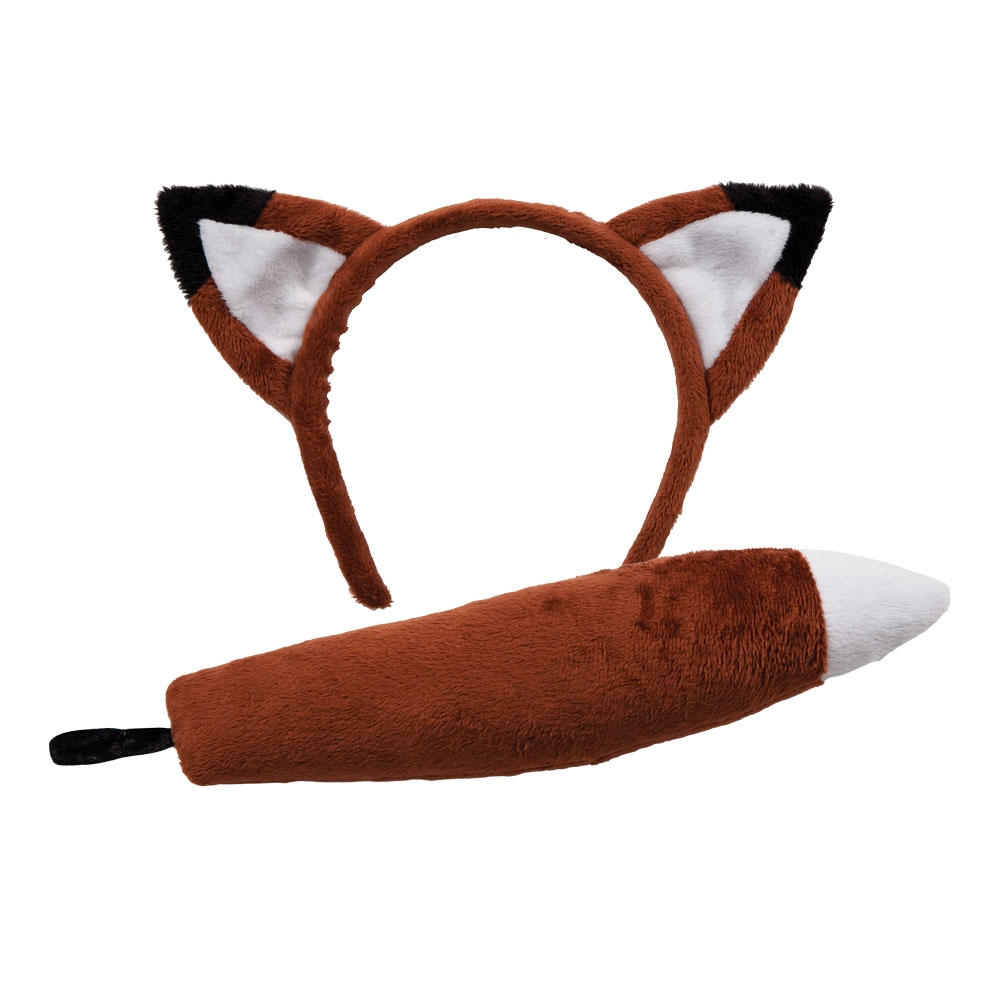 Fox Ears and Tail Costume Accessory Set | Storybook Animal Fancy Dress