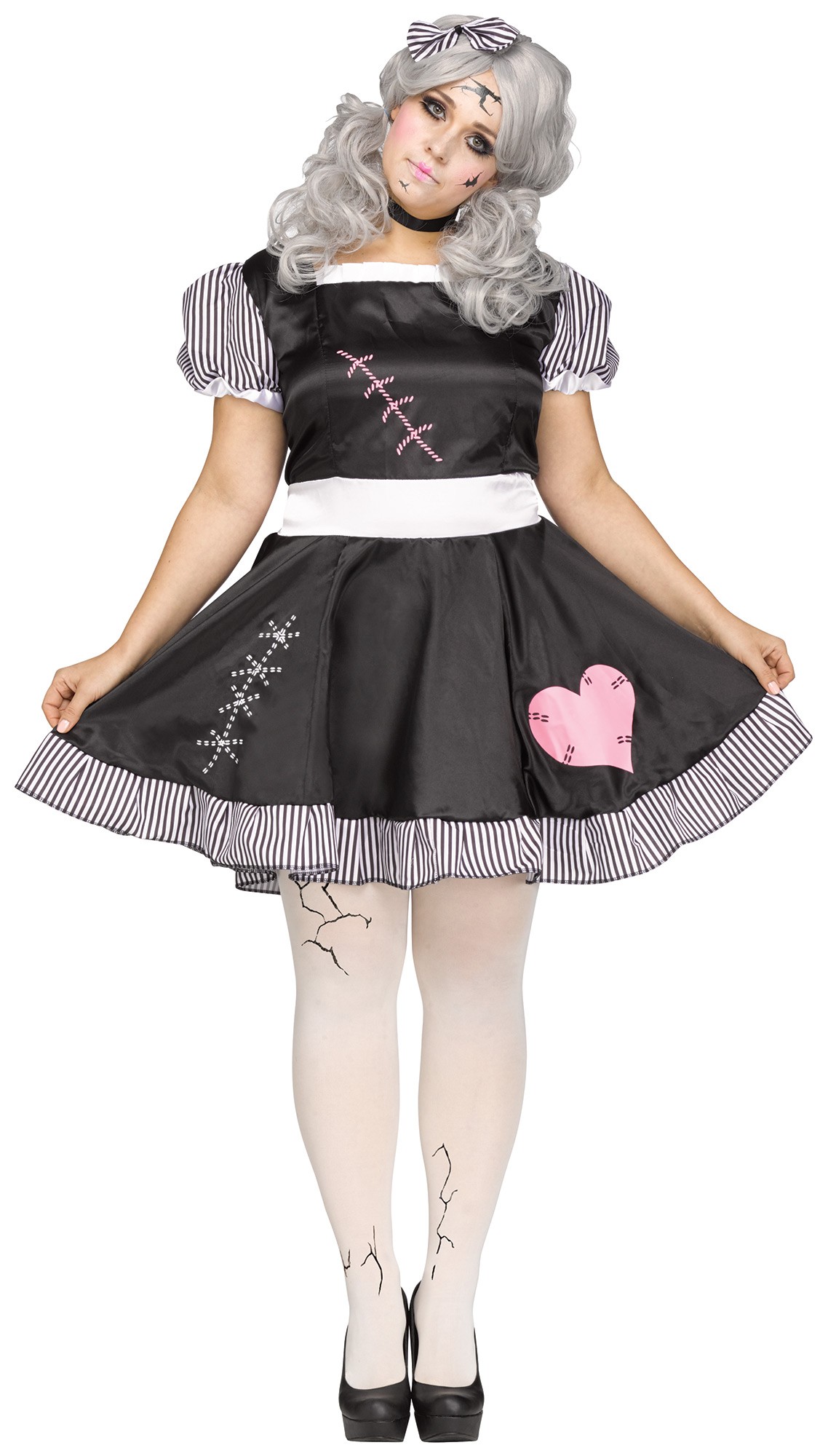 broken doll ladies plus size costume all ladies halloween costumes plus size costume
