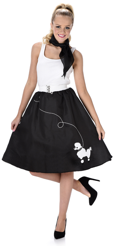 black poodle skirt costume