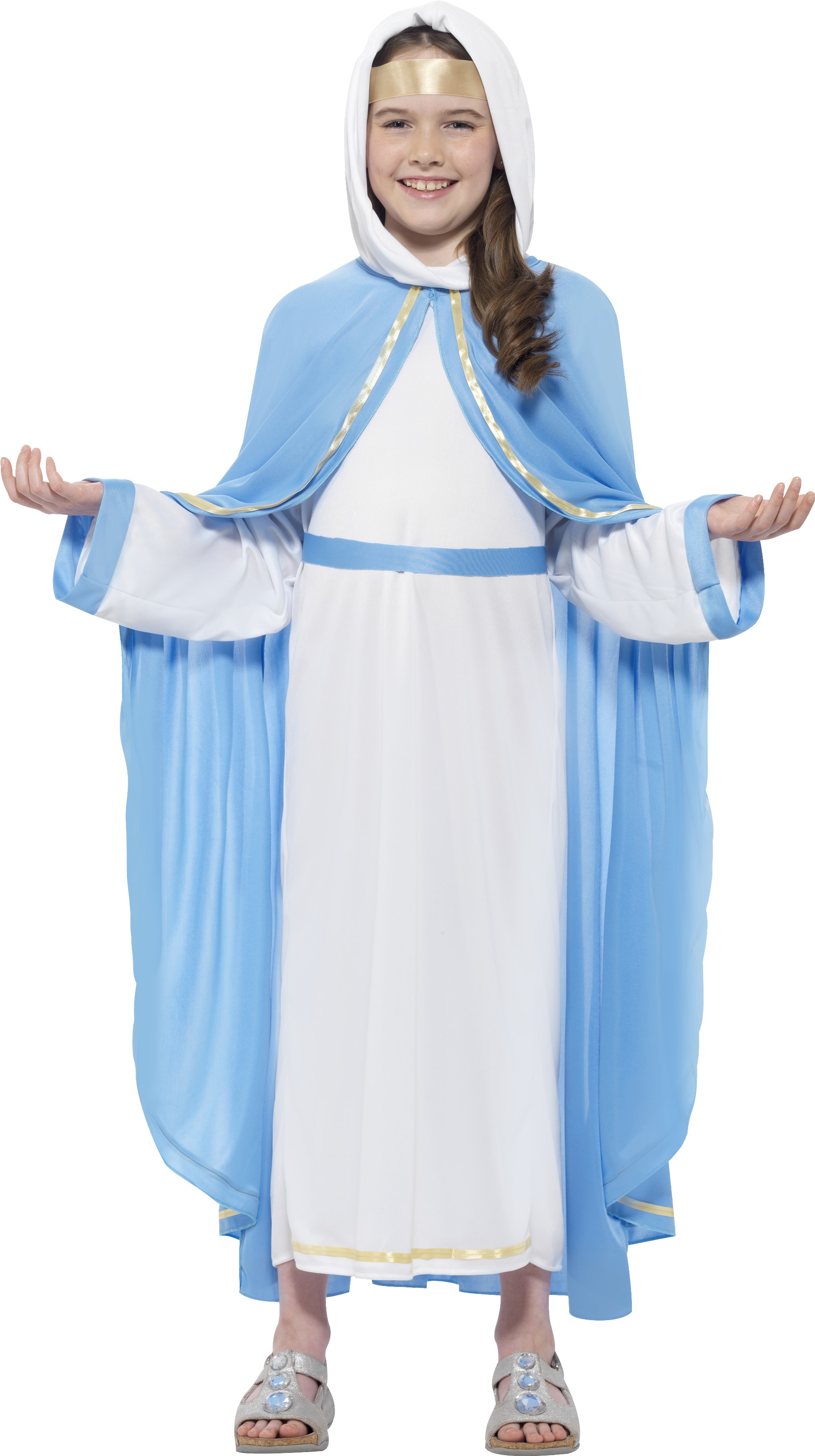 Nativity Mary Girls Costume Kids Christmas Costumes Mega Fancy Dress