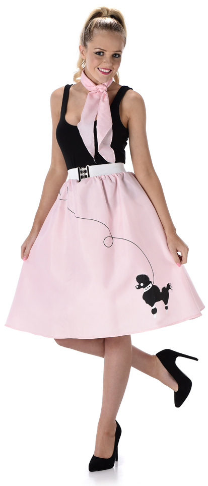 pink 60's skirt