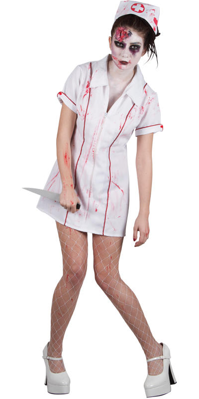 Ladies\u0027 Killer Zombie Nurse Halloween Costume