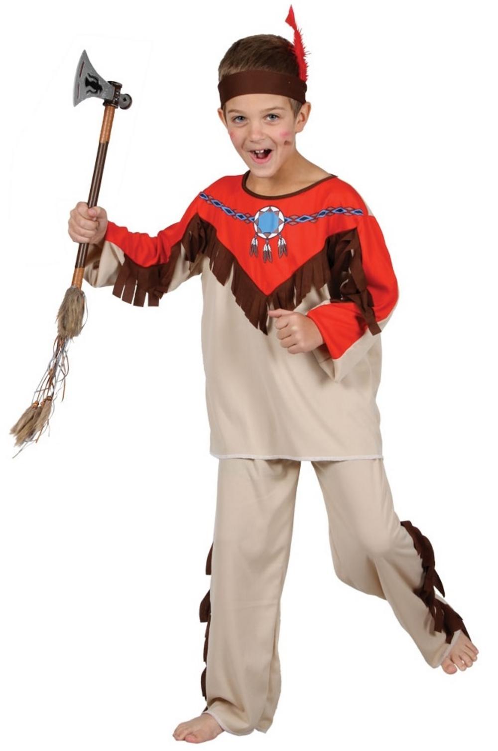 Kids Native Indian Costume All Boy's World Book Day Costumes Mega